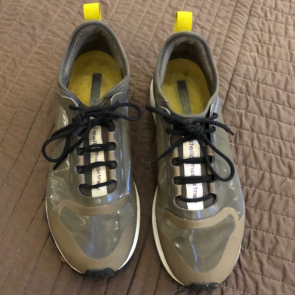 Adidas by Stella McCartney Gray and Yellow Women's Shoes - Picture 2 of 4